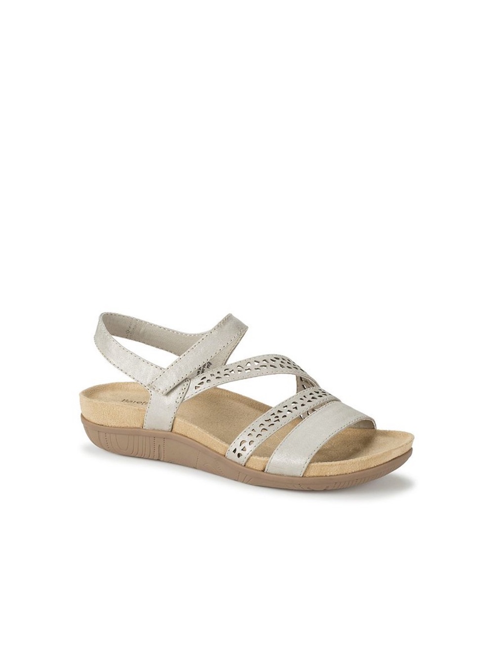 Baretraps Women's Jinna round toe champagne comfy sandals shoes size 9